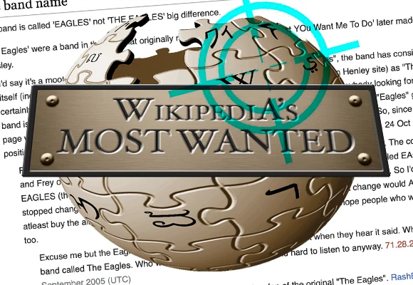Wikipedia’s Most Wanted